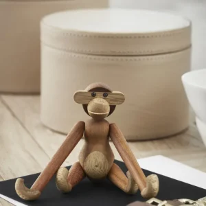 Dekoration & Vasen>Kay Bojesen / Rosendahl Holzfigur »Affe« von Kay Bojesen