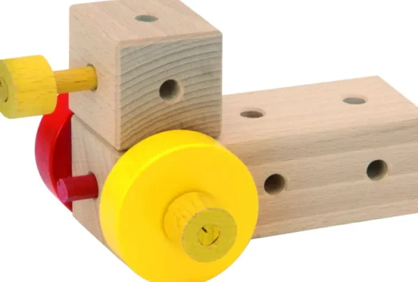 Holzspielzeug>Matador Holzkonstruktionsbaukasten »Maker M034«, 34-teilig