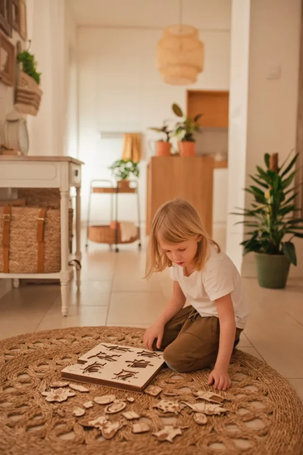 Holzspielzeug | Puzzle Für Kinder>Stuka Puka Holzpuzzle »Leben des Käfers«