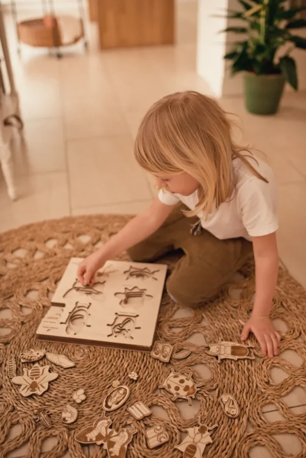 Holzspielzeug | Puzzle Für Kinder>Stuka Puka Holzpuzzle »Leben des Käfers«