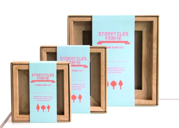 Wandbilder & Wanddekoration>StoryTiles Holzrahmen von