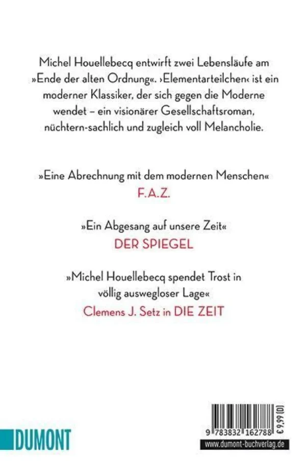 Romane>ZEIT Buchhandlung Houellebecq, M: Elementarteilchen