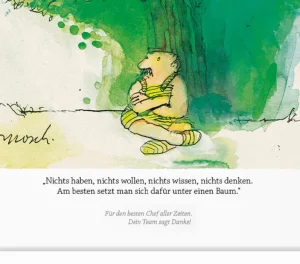 Alle Werke>Janosch : »Herr , wie wird man ein ausgeglichener Mensch?«