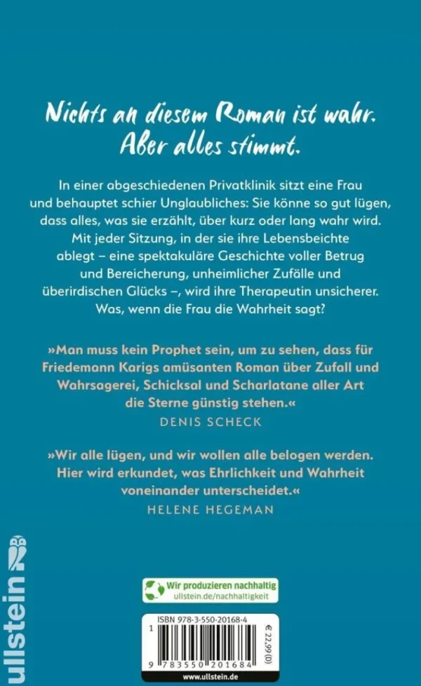 Romane>ZEIT Buchhandlung Karig, F: Lügnerin