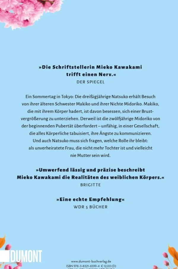 Romane>ZEIT Buchhandlung Kawakami, Mieko: Brüste und Eier