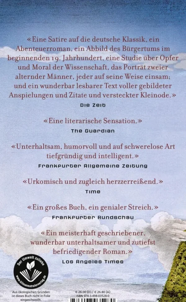 Romane>ZEIT Buchhandlung Kehlmann, D: Vermessung der Welt