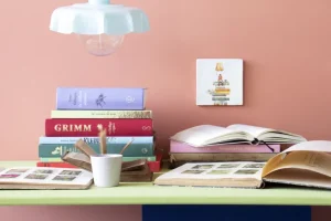 Wandbilder & Wanddekoration>StoryTiles Keramikfliese »Bücherwurm«