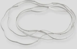 Goldschmiedeschmuck>Franziska Rappold Kette »Bogen« in Silber