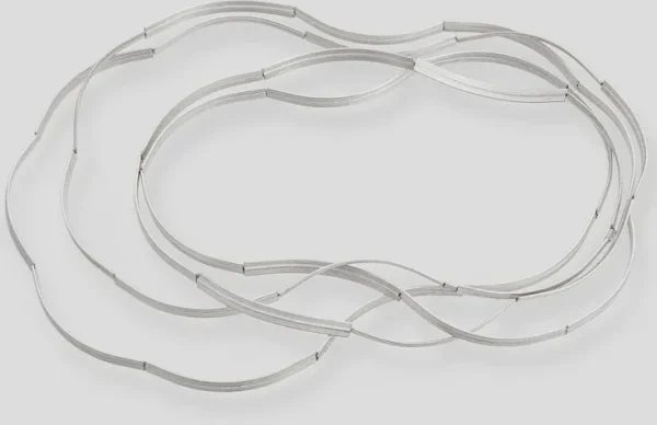 Goldschmiedeschmuck>Franziska Rappold Kette »Bogen« in Silber