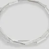 Goldschmiedeschmuck>Franziska Rappold Kette »Streifen«, Silber