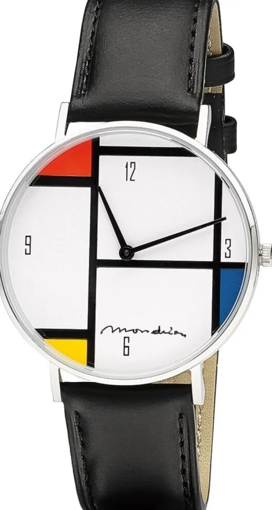 Künstleruhren>Ars mundi Künstler-Armbanduhr »Tableau Nr. IV« nach Mondrian