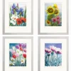Alle Werke>Ars mundi Kremkau, Christine: 4 Blumenbilder im Set