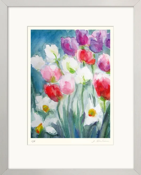 Alle Werke>Ars mundi Kremkau, Christine: 4 Blumenbilder im Set