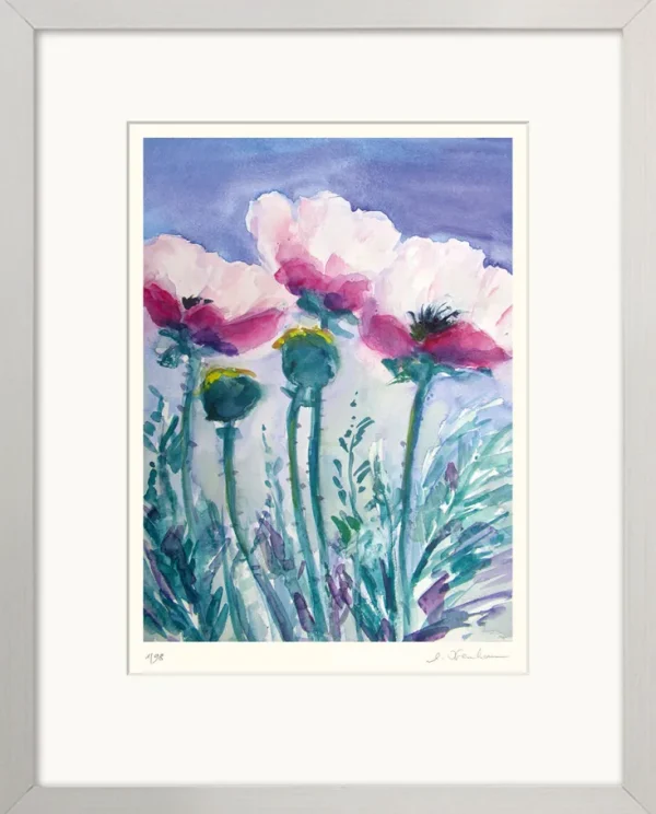 Alle Werke>Ars mundi Kremkau, Christine: 4 Blumenbilder im Set