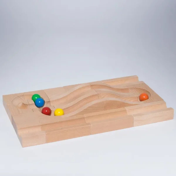 Holzspielzeug>Kaden & Kaden Kugelbahn Nr. 02 »Wellen S«