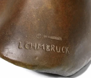 Alle Skulpturen | Bronze>Ars mundi Lehmbruck, Wilhelm: Büste »Gesenkter Frauenkopf«, 1910