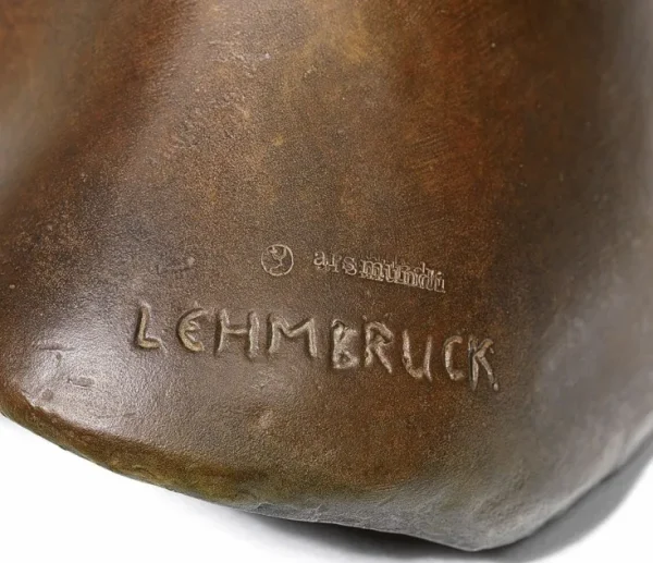 Alle Skulpturen | Bronze>Ars mundi Lehmbruck, Wilhelm: Büste »Gesenkter Frauenkopf«, 1910