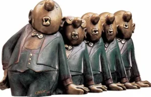 Alle Skulpturen | Bronze>Ars mundi Loriot: »Comedian Harmonists«