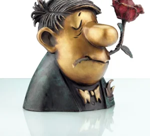 Alle Skulpturen | Bronze>Ars mundi Loriot: Skulptur »Der Rosenkavalier«
