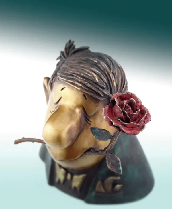 Alle Skulpturen | Bronze>Ars mundi Loriot: Skulptur »Der Rosenkavalier«