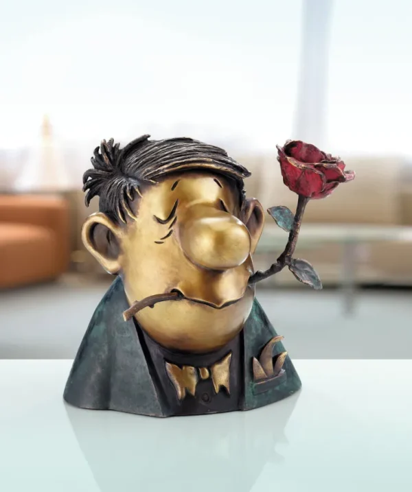 Alle Skulpturen | Bronze>Ars mundi Loriot: Skulptur »Der Rosenkavalier«