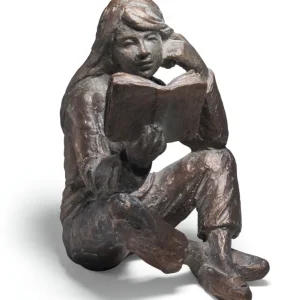 Alle Skulpturen | Bronze>Ars mundi Luis Höger: Skulptur »Lesende«, Bronze