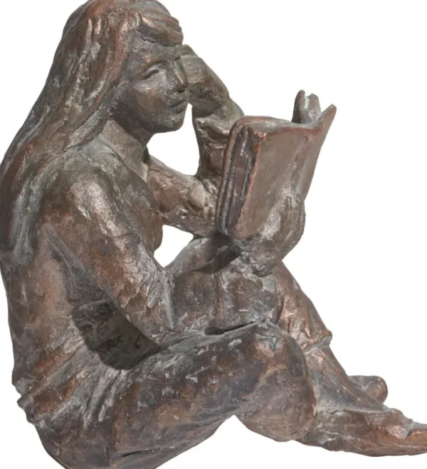 Alle Skulpturen | Bronze>Ars mundi Luis Höger: Skulptur »Lesende«, Bronze