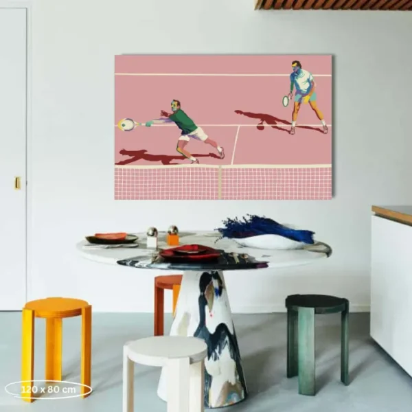 Wandbilder & Wanddekoration | Bastel-sets>habitus Malen nach Zahlen »Let's Play Some Tennis«