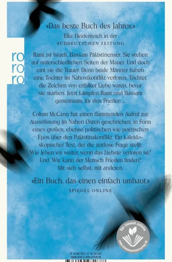 Romane>ZEIT Buchhandlung McCann, C: Apeirogon