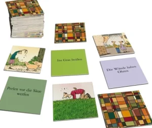 Spiele Für Kinder | Lernspiele>ZEIT Buchhandlung Memo-Legespiel in Wort und Bild: Wände haben Ohren