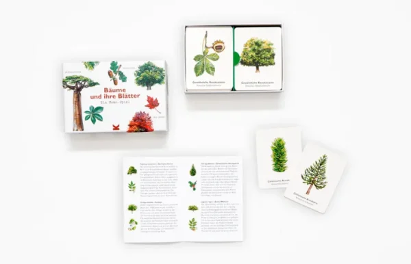 Spiele Für Erwachsene | Spiele Für Kinder>Laurence King Verlag Memo-Spiel »Bäume und ihre Blätter«