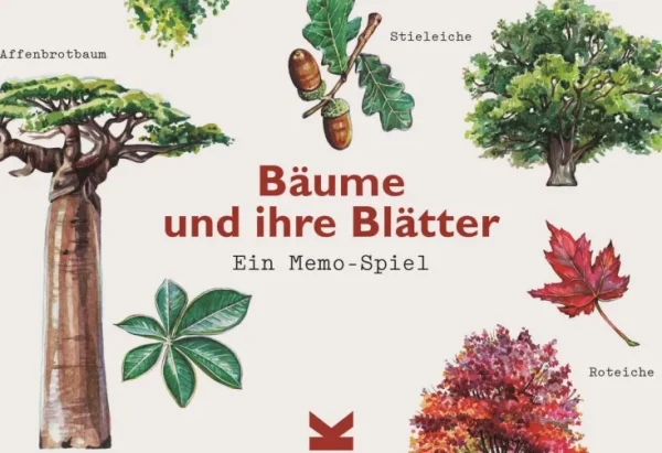 Spiele Für Erwachsene | Spiele Für Kinder>Laurence King Verlag Memo-Spiel »Bäume und ihre Blätter«