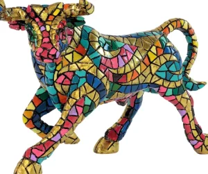 Alle Skulpturen>Ars mundi Mosaikfigur »El Toro Mosaico II«