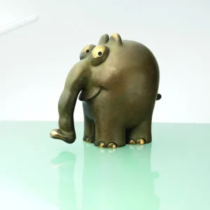 Alle Skulpturen | Bronze>Ars mundi Otto Waalkes: Skulptur »Ottifant«