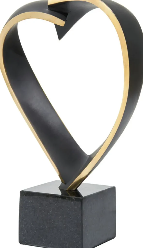 Alle Skulpturen | Bronze>Ars mundi Pierre-Paul Maillé: Skulptur »Herzblatt«, 2022