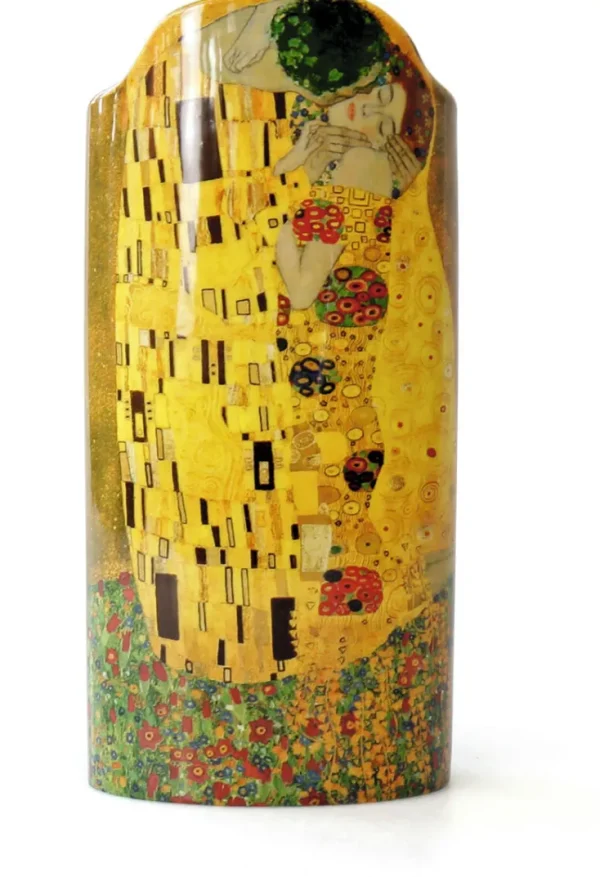 Keramik & Gläser>Ars mundi Porzellanvase »Der Kuss« nach Gustav Klimt