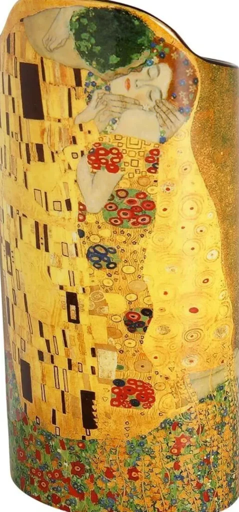 Keramik & Gläser>Ars mundi Porzellanvase »Der Kuss« nach Gustav Klimt