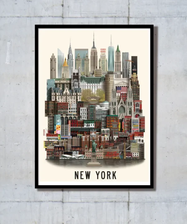 Wandbilder & Wanddekoration>Martin Schwartz Poster »New York«