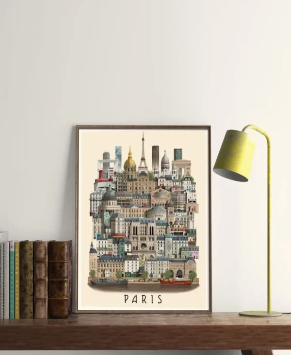 Wandbilder & Wanddekoration>Martin Schwartz Poster »Paris«