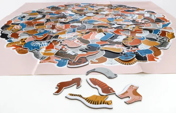 Puzzle Für Kinder>Laurence King Verlag Puzzle »299 Katzen«