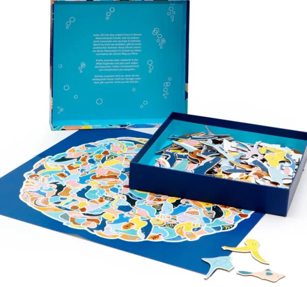 Puzzle Für Kinder | Puzzle Für Erwachsene>Laurence King Verlag Puzzle »299 Meerestiere und 1 Taucher«