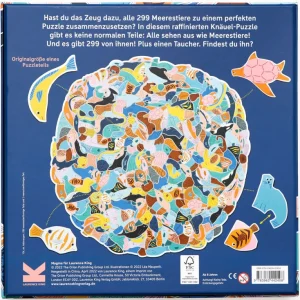 Puzzle Für Kinder | Puzzle Für Erwachsene>Laurence King Verlag Puzzle »299 Meerestiere und 1 Taucher«