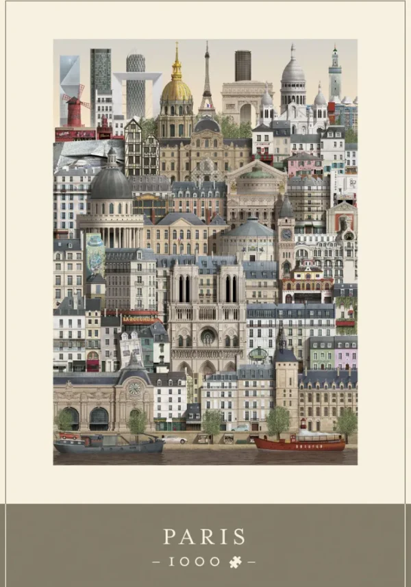 Puzzle Für Erwachsene>Martin Schwartz Puzzle 1000 Teile »Paris«