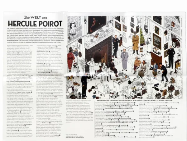 Puzzle Für Erwachsene>Laurence King Verlag Puzzle »Die Welt von Hercule Poirot«