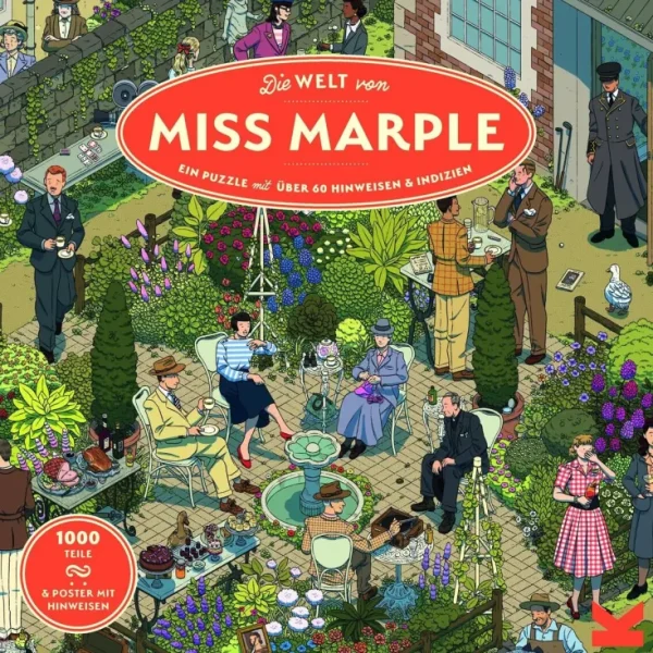 Spiele & Puzzle | Spiele Für Erwachsene>ZEIT Buchhandlung Puzzle »Die Welt von Miss Marple«