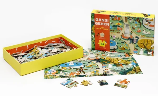 Puzzle Für Kinder>Laurence King Verlag Puzzle »Gassi gehen«