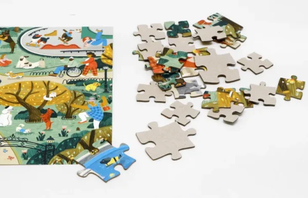 Puzzle Für Kinder>Laurence King Verlag Puzzle »Gassi gehen«