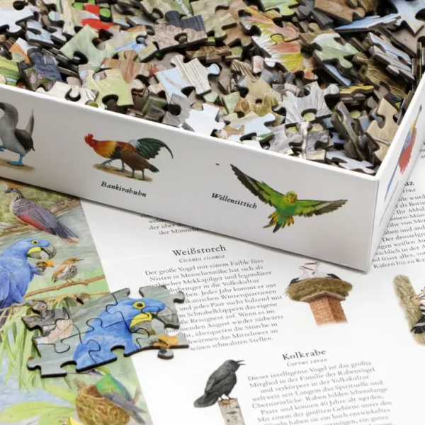 Spiele & Puzzle | Puzzle Für Kinder>Laurence King Verlag Puzzle »In 50 Vögeln um die Welt«