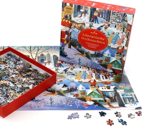 Spiele & Puzzle | Puzzle Für Kinder>Laurence King Verlag Puzzle »Literarische Weihnachten«