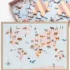 Spiele & Puzzle | Puzzle Für Kinder>VISSEVASSE Puzzle »Tierweltkarte«